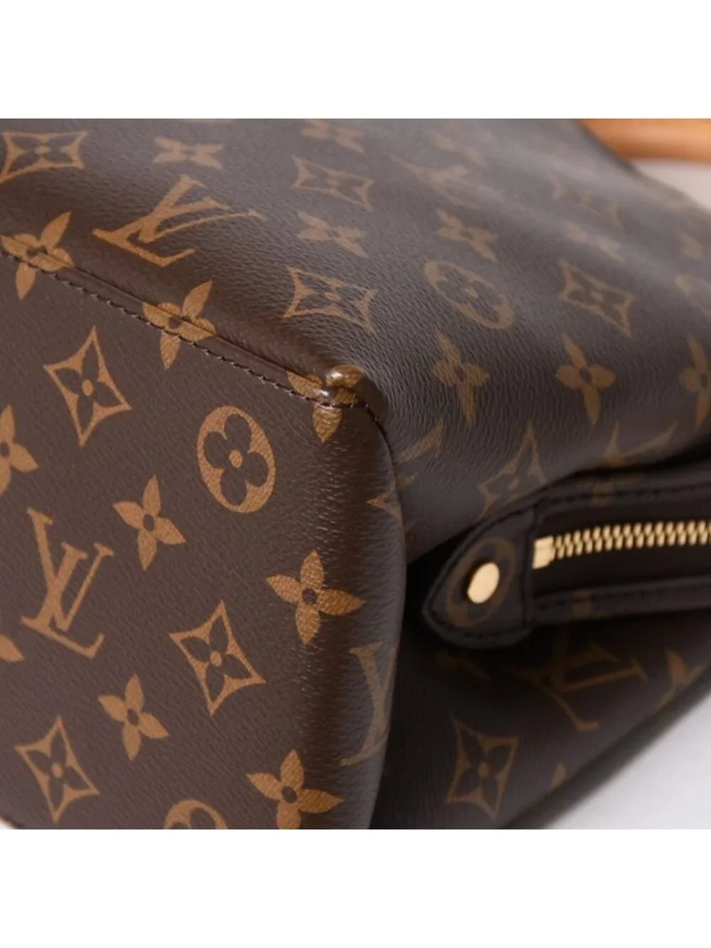 Louis Vuitton Petit Palais PM 2-Way Bag Monogram Brown Gold